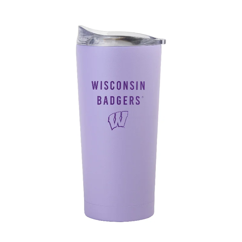 Wisconsin 20oz Tonal Lavender Powder Coat Tumbler