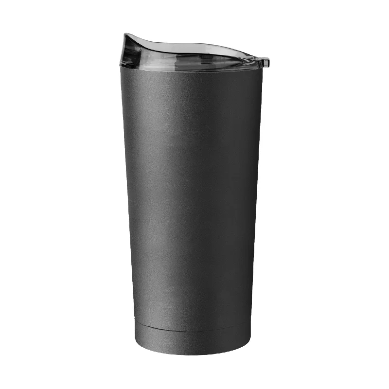 Plain Black 20oz Powder Coat Tumbler