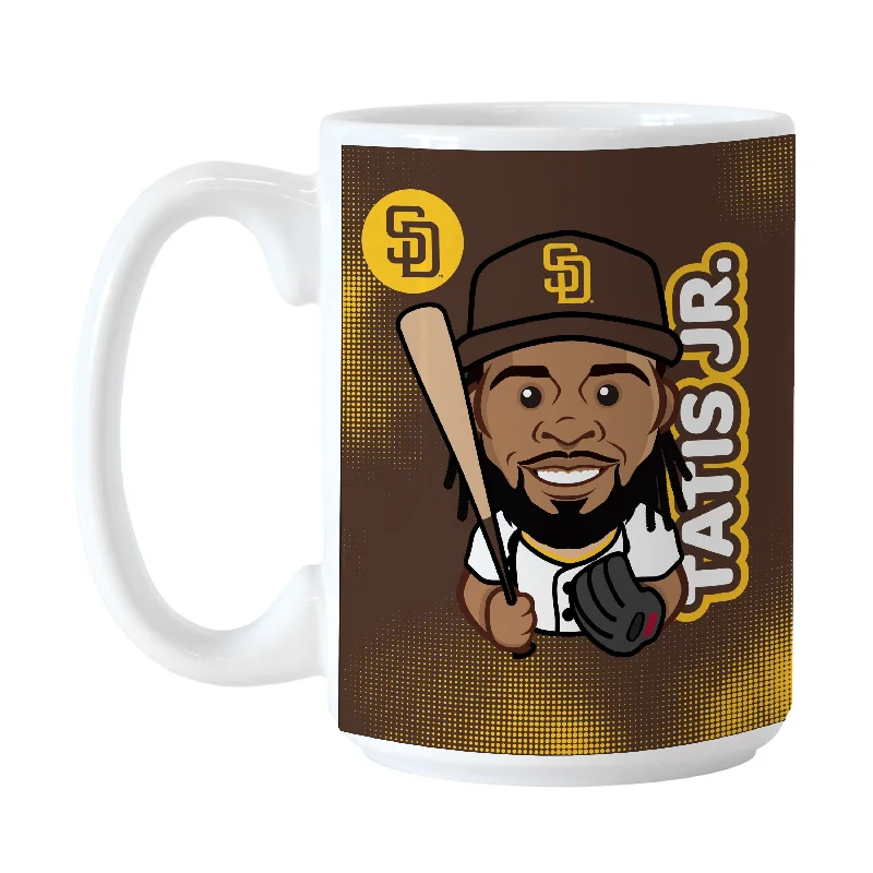 SD Padres Fernando Tatis JR Caricature 15oz Sublimated Mug