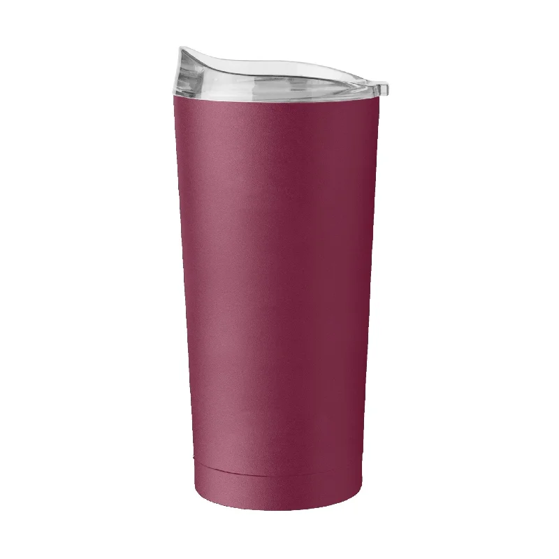 Plain Maroon 20oz Powder Coat Tumbler