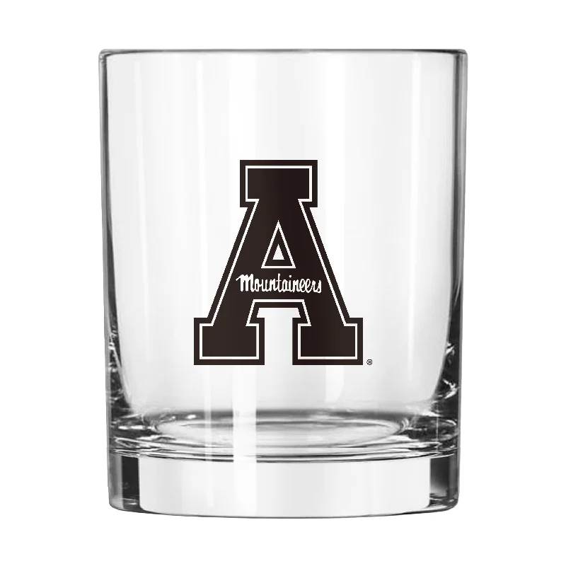 Appalachian State 14oz Gameday Rocks Glass