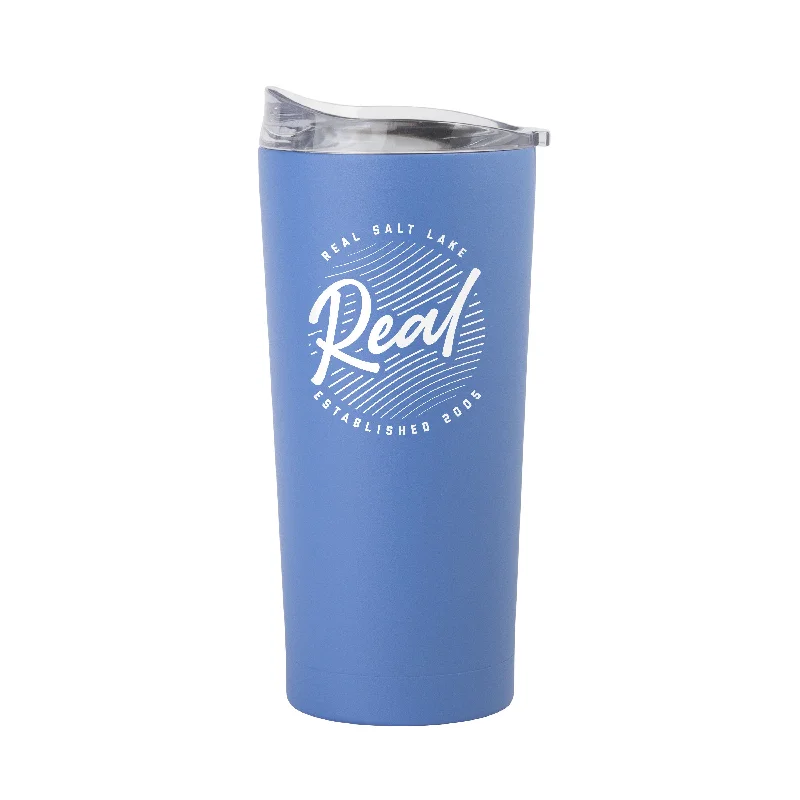 Real Salt Lake 20oz Retro Script Arctic Powder Coat Tumbler