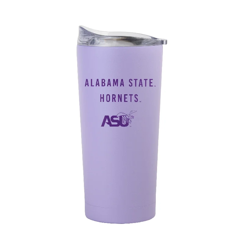 Alabama State 20oz Tonal Lavender Powder Coat Tumbler