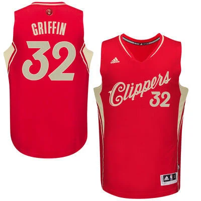 Clippers 32 Blake Griffin Red 2015-16 Christmas Day Swingman Basketball Jersey