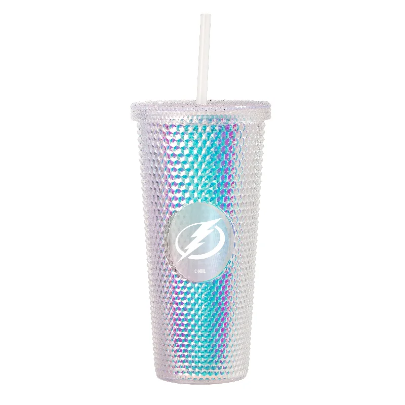 Tampa Bay Lightning 24oz Iridescent Studded Tumbler