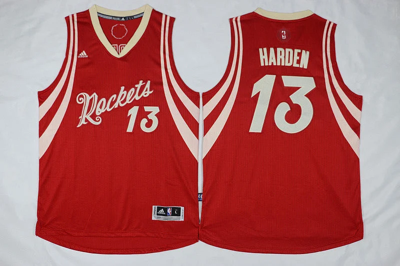 Rockets 13 James Harden Red 2015-16 Christmas Day Swingman Basketball Jersey