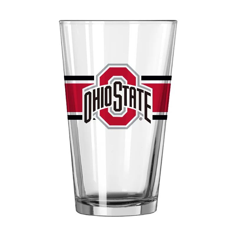 Ohio State Gold Pants 16oz Pint Glass