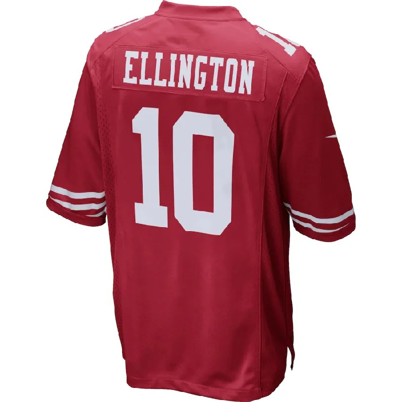 SF.49ers #10 Bruce Ellington Scarlet Game Jersey Stitched American Football Jerseys