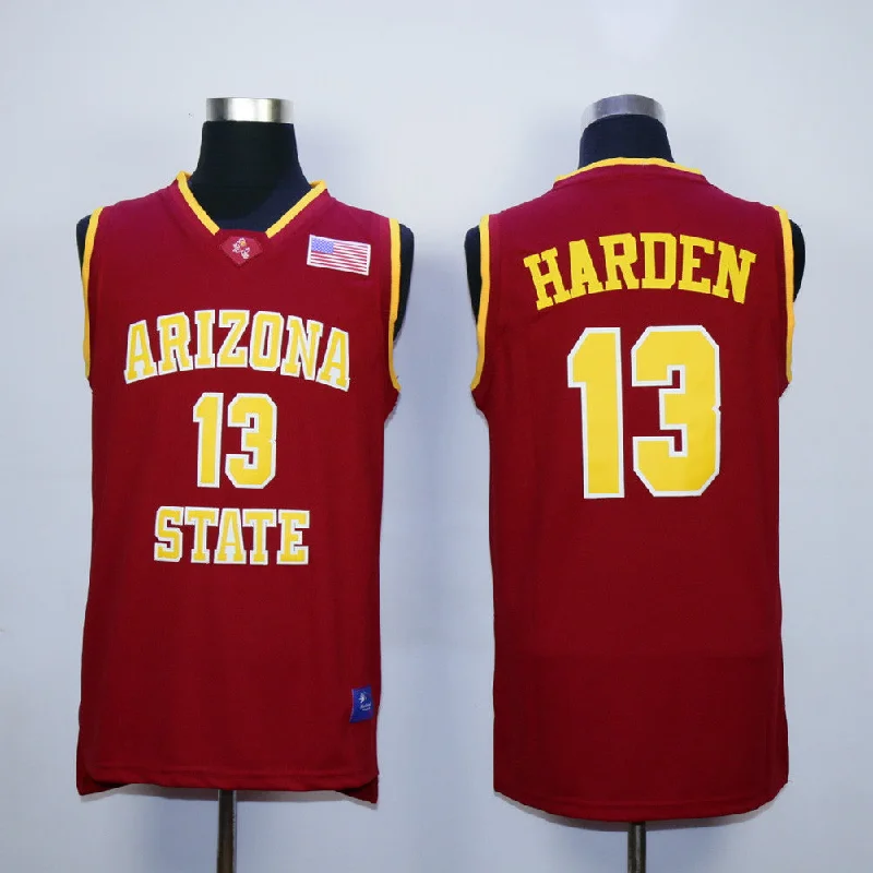 Arizona Stata Sun Devils 13 James Harden Red College Basketball Jersey