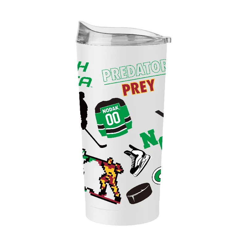 North Dakota Engelstad Arena 20oz Native Powder Coat Tumbler