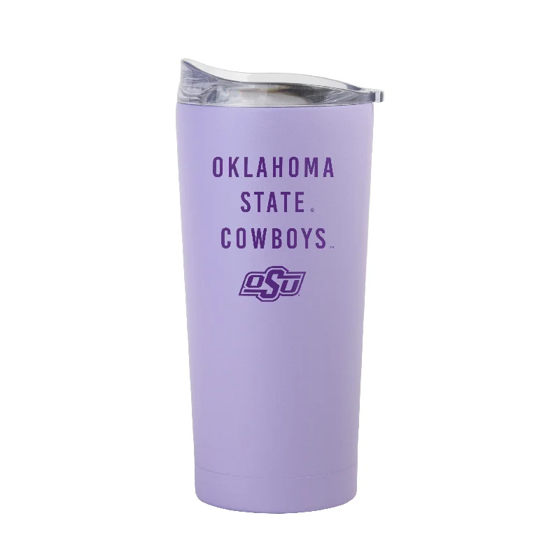 Oklahoma State 20oz Tonal Lavender Powder Coat Tumbler