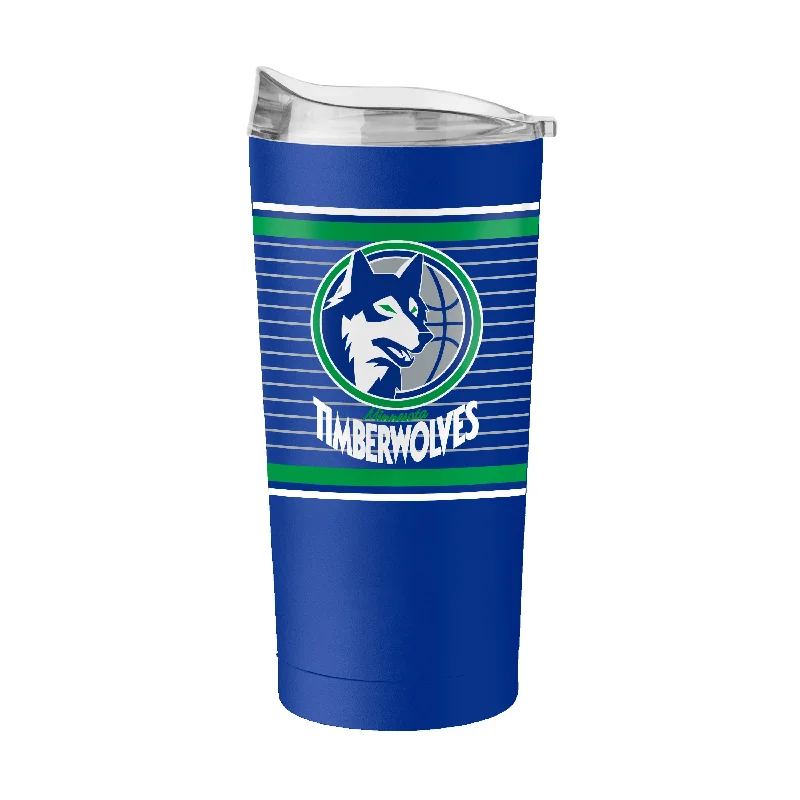 Minnesota Timberwolves 20oz Retro Stripe Powder Coat Tumbler