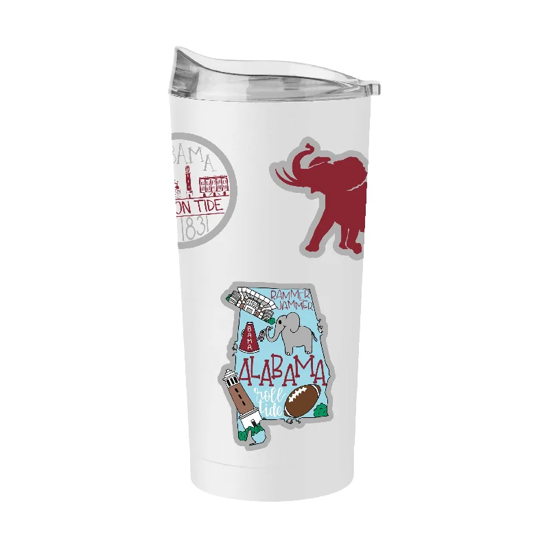 Alabama Alternate 20oz Native Powder Coat Tumbler