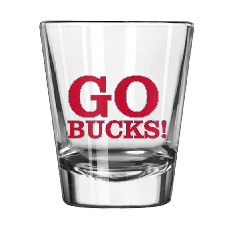 Ohio State 2oz Slogan Shot Glass