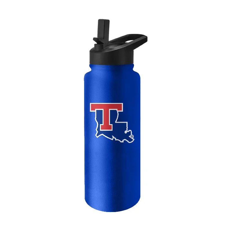 Louisiana Tech Logo 34 oz Quencher Stainless Bottle