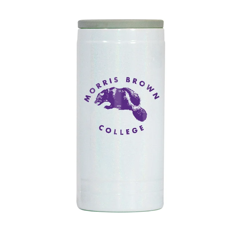 Morris Brown College 12oz Logo Iridescent Slim Coolie