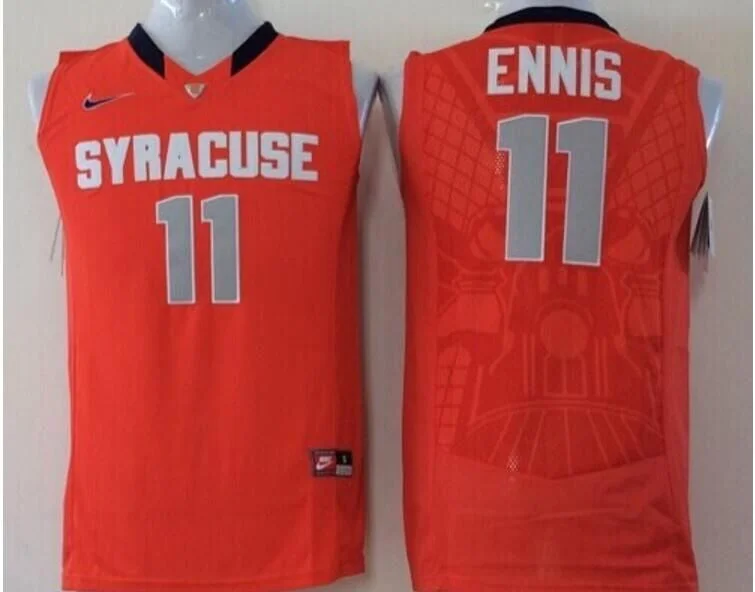 Syracuse University 11 Tyler Ennis Orange College Basketball Basketball Jersey