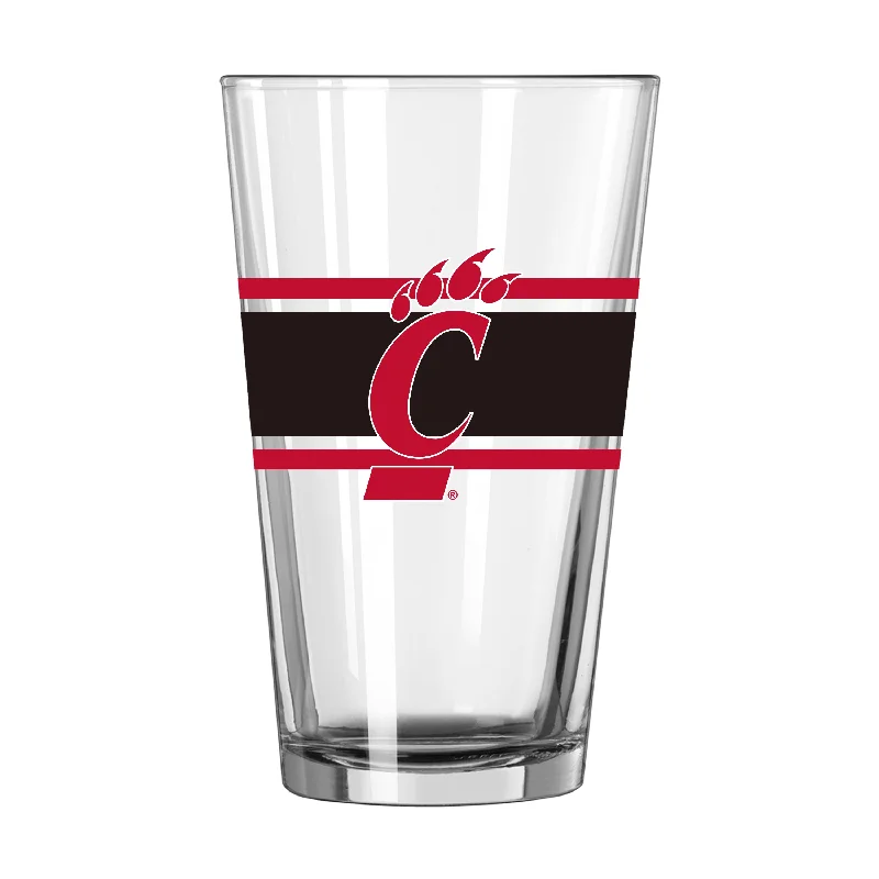 Cincinnati 16oz Stripe Pint Glass