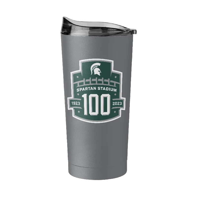 Michigan State Stadium 100th Anniversary 20oz Powder Coat Tumbler