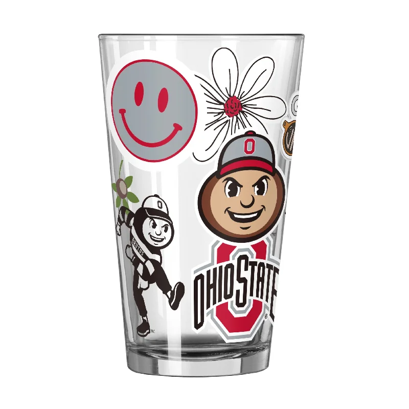 Ohio State 16oz Native Pint Glass