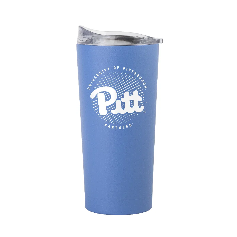 Pittsburgh 20oz Retro Script Arctic Powder Coat Tumbler