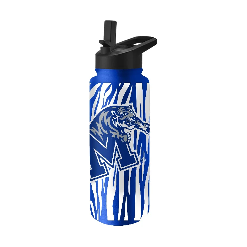 Memphis 34oz Tiger Stripe Royal Quencher Bottle