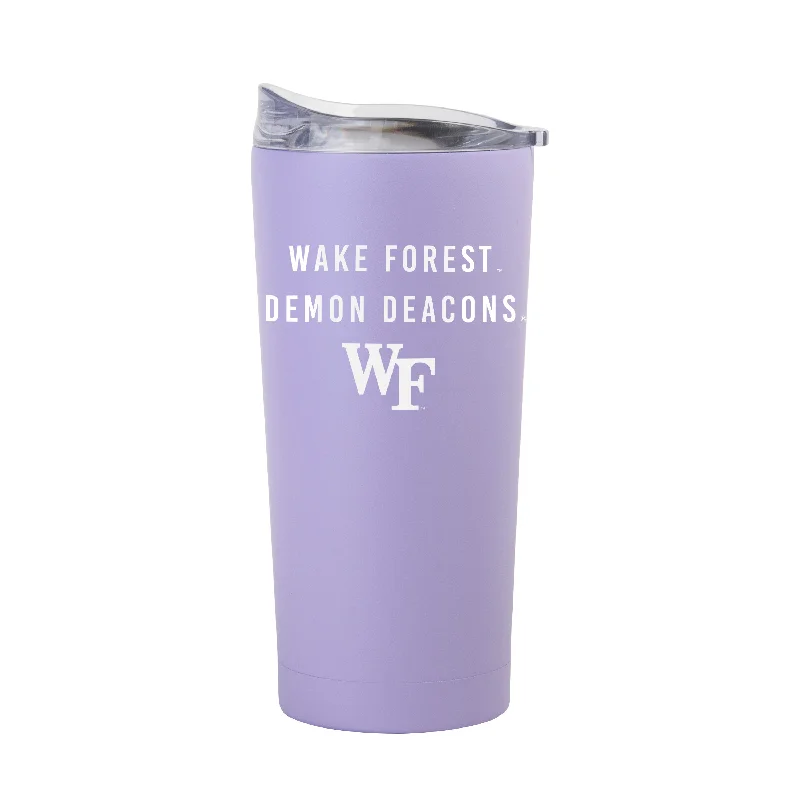 Wake Forest 20oz Tonal Lavender Powder Coat Tumbler