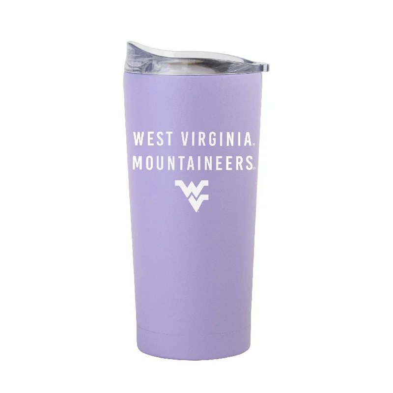 West Virginia 20oz Tonal Lavender Powder Coat Tumbler