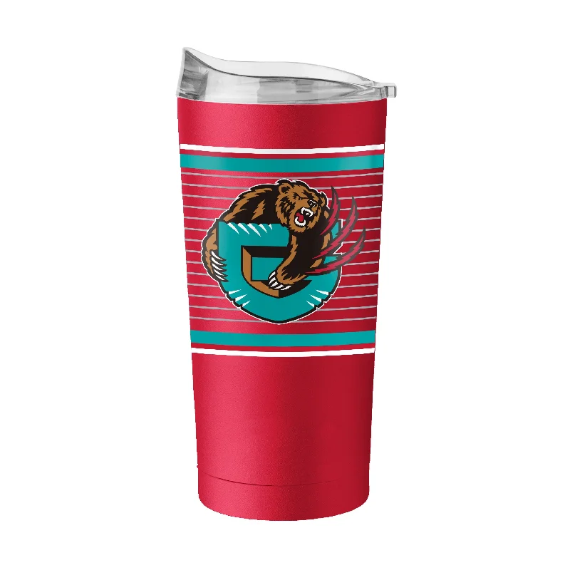 Memphis Grizzlies 20oz Retro Stripe Powder Coat Tumbler