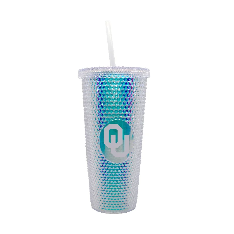 Oklahoma 24oz Iridescent Studded Tumbler