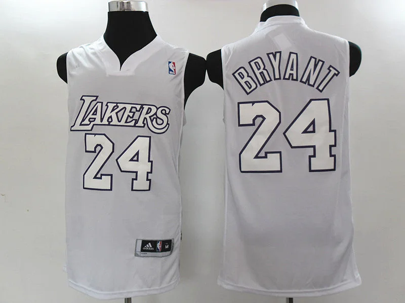 Lakers 24 Kobe Bryant White 2012 Christmas Edition Basketball Jersey