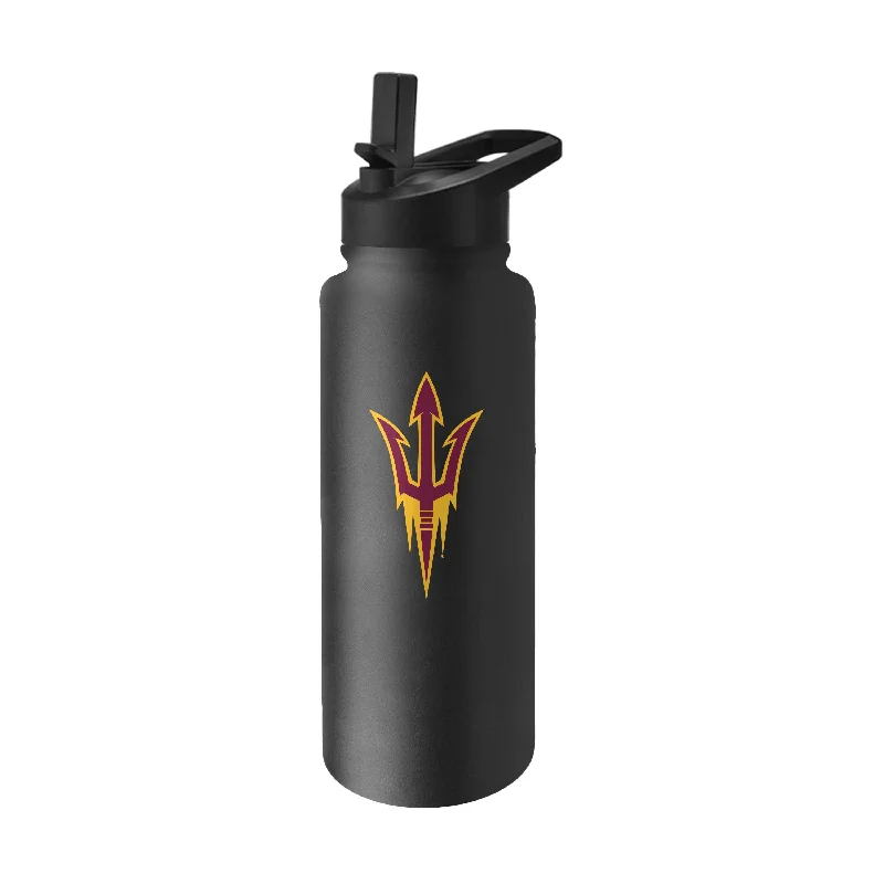 Arizona State Black 34oz Logo Quencher Bottle