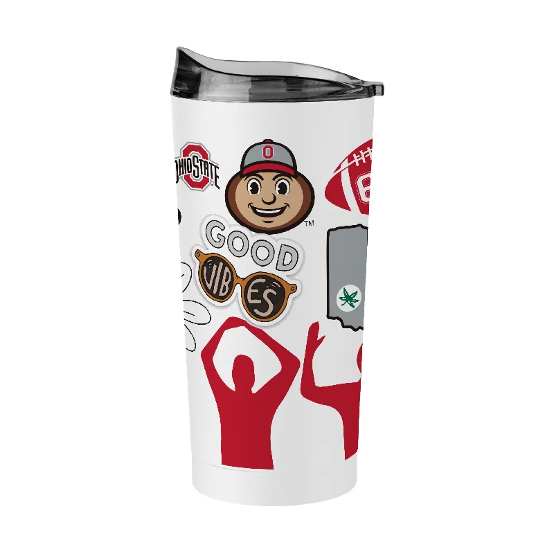 Ohio State 20oz Powder Coat Tumbler