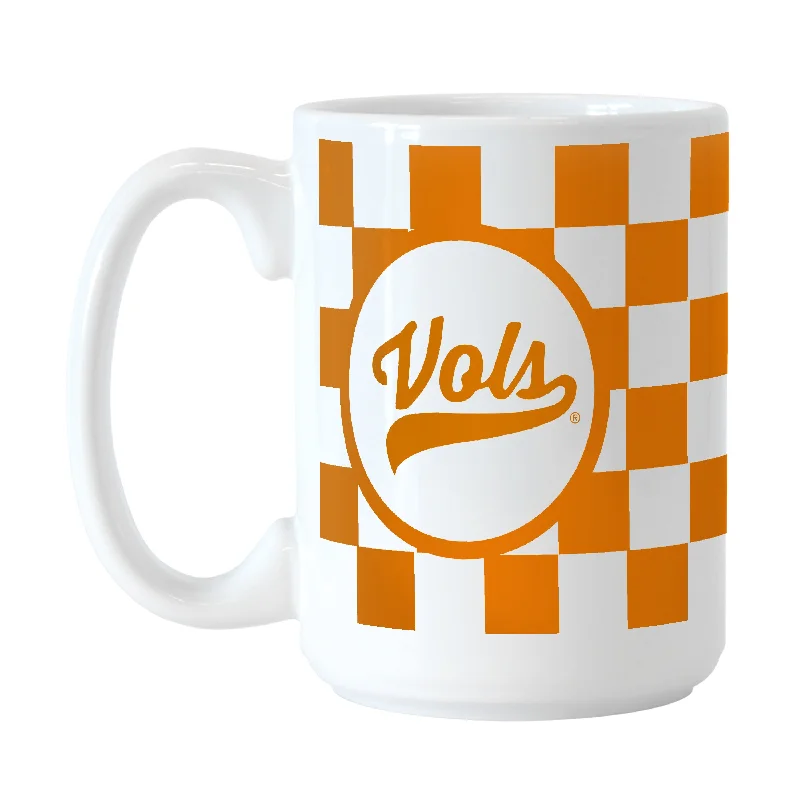 Tennessee Checkerboard 15oz Sublimated Mug