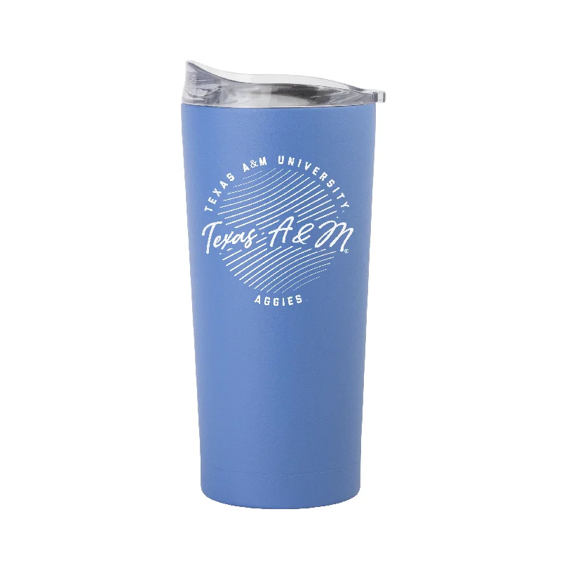 Texas A&M 20oz Retro Script Arctic Powder Coat Tumbler