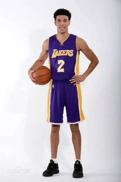 Lakers 2 Lonzo Ball Purple Swingman Basketball Jersey(With Shorts)