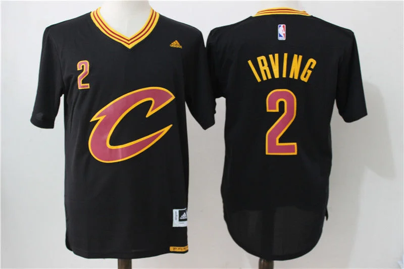 Cavaliers 2 Kyrie Irving Black Pride Swingman Basketball Jersey