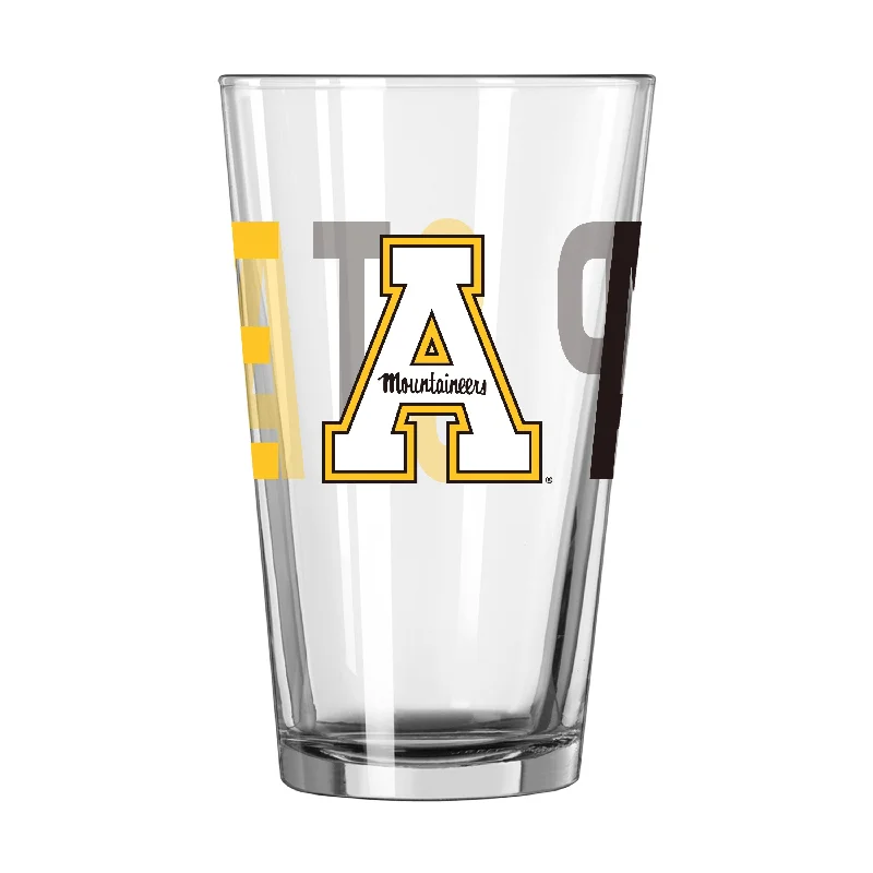 Appalachian State 16oz Overtime Pint Glass