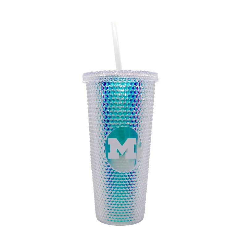 Michigan 24oz Iridescent Studded Tumbler