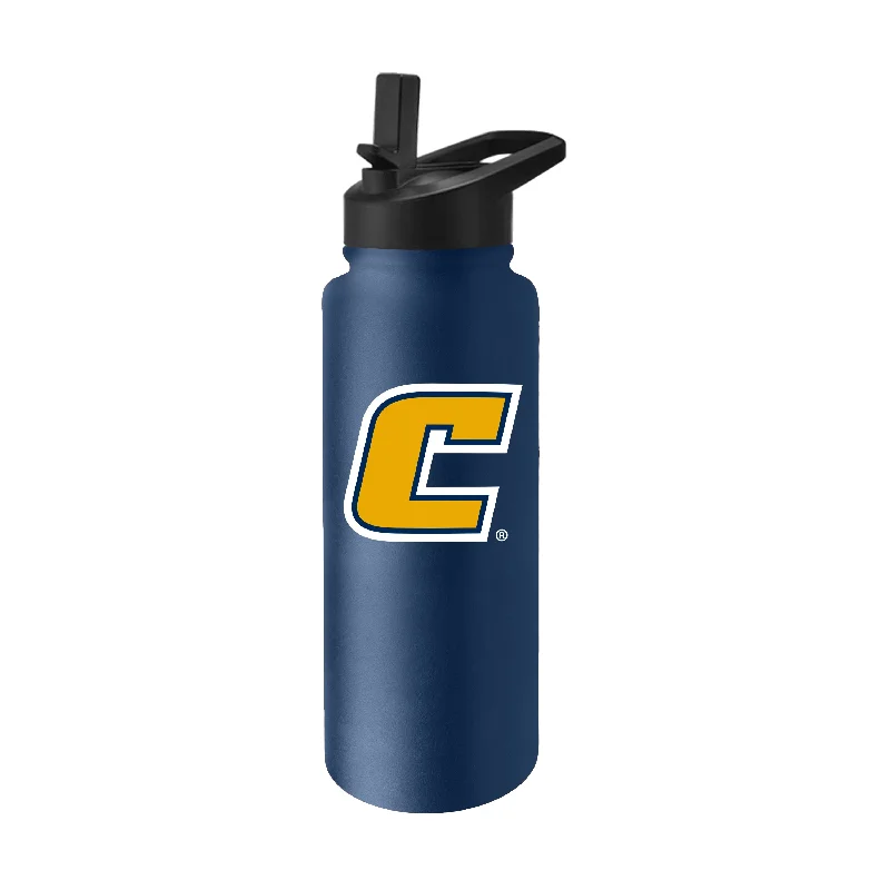 Tennessee Chattanooga Quencher Logo Flip Top Water Bottle