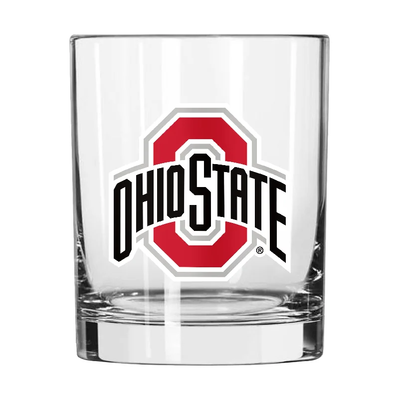 Ohio State 14oz Swagger Rocks Glass