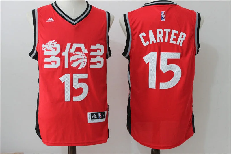 Raptors 15 Vince Carter Red 2016-17 Chinese New Year Swingman Basketball Jersey