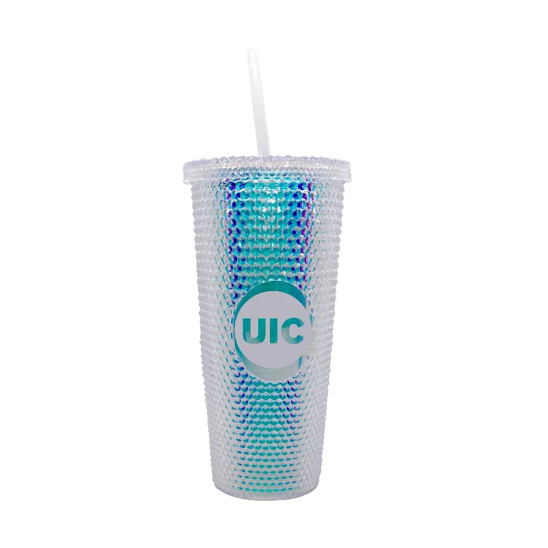 Illinois - Chicago 24oz Iridescent Studded Tumbler