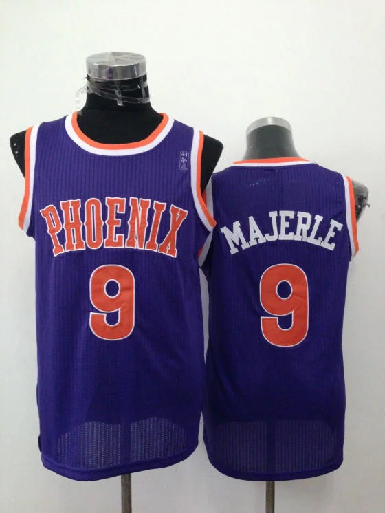 Suns 9 Majerle Purple New Revolution 30 Basketball Jerseys