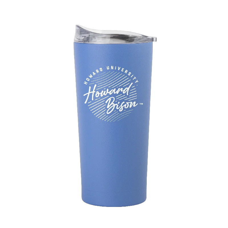 Howard University 20oz Retro Script Arctic Powder Coat Tumbler