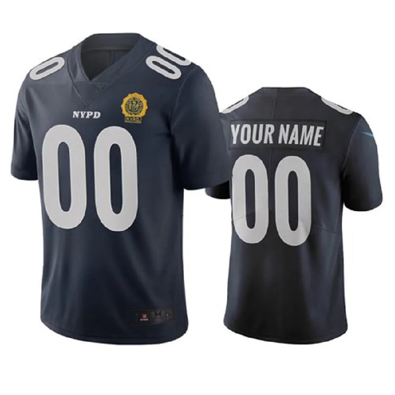 Custom LV.Raiders Navy Vapor Limited City Edition Jersey Stitched American Football Jerseys