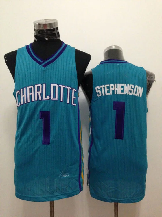 Hornets 1 Stephenson Teal New Revolution 30 Basketball Jerseys