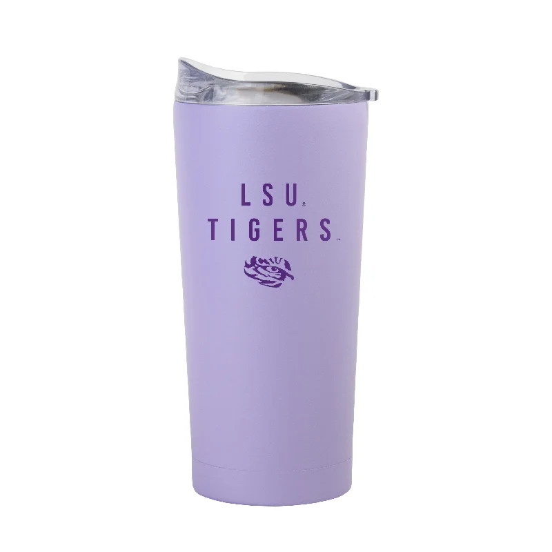 LSU 20oz Tonal Lavender Powder Coat Tumbler