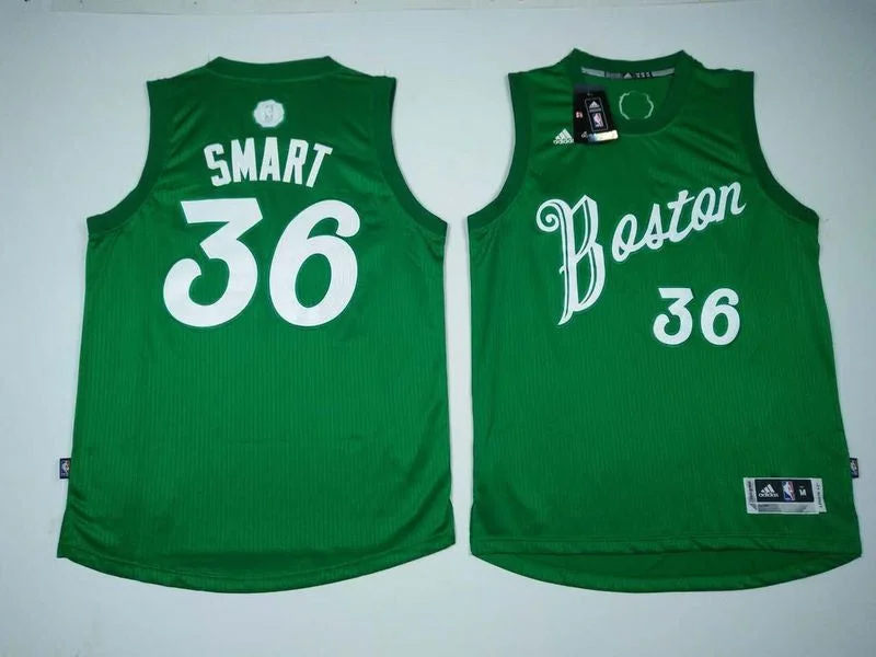 Celtics 36 Marcus Smart Green 2016 Christmas Day Swingman Basketball Jersey