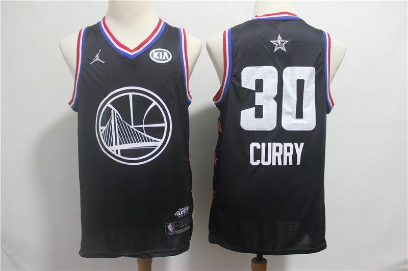 Warriors 30 Stephen Curry Black 2019 All-Star Game Jordan Brand Swingman Basketball Jersey